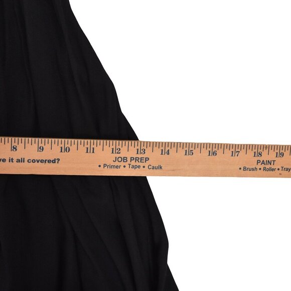 Elan Black Halter Maxi Dress S Minimalist Resort - Picture 4 of 6